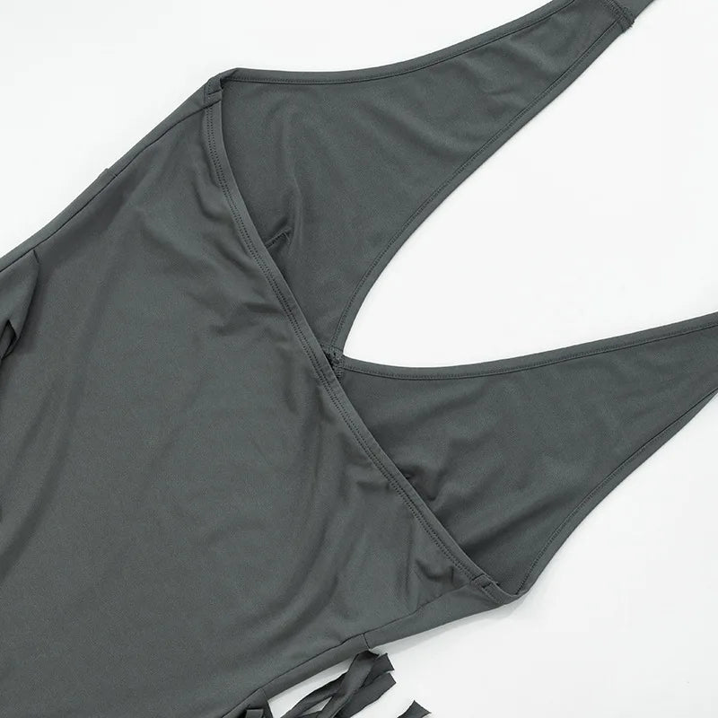Tassel Long Bodycon Dress