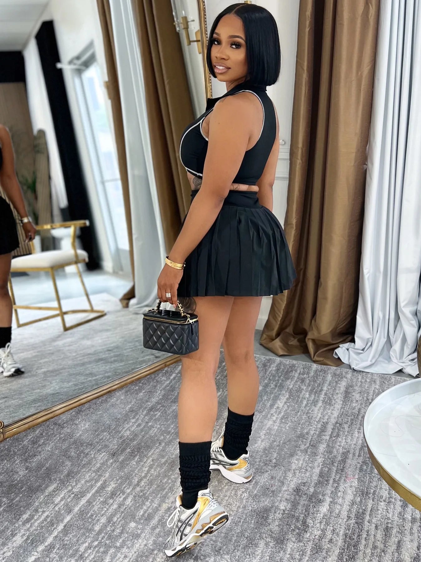 Tennis Mini Skirt Set