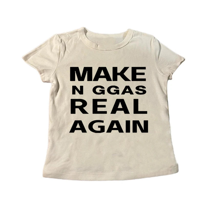 Real again crop top