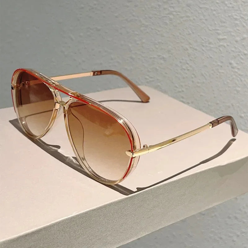 Big Frame Pilot Sunglasses