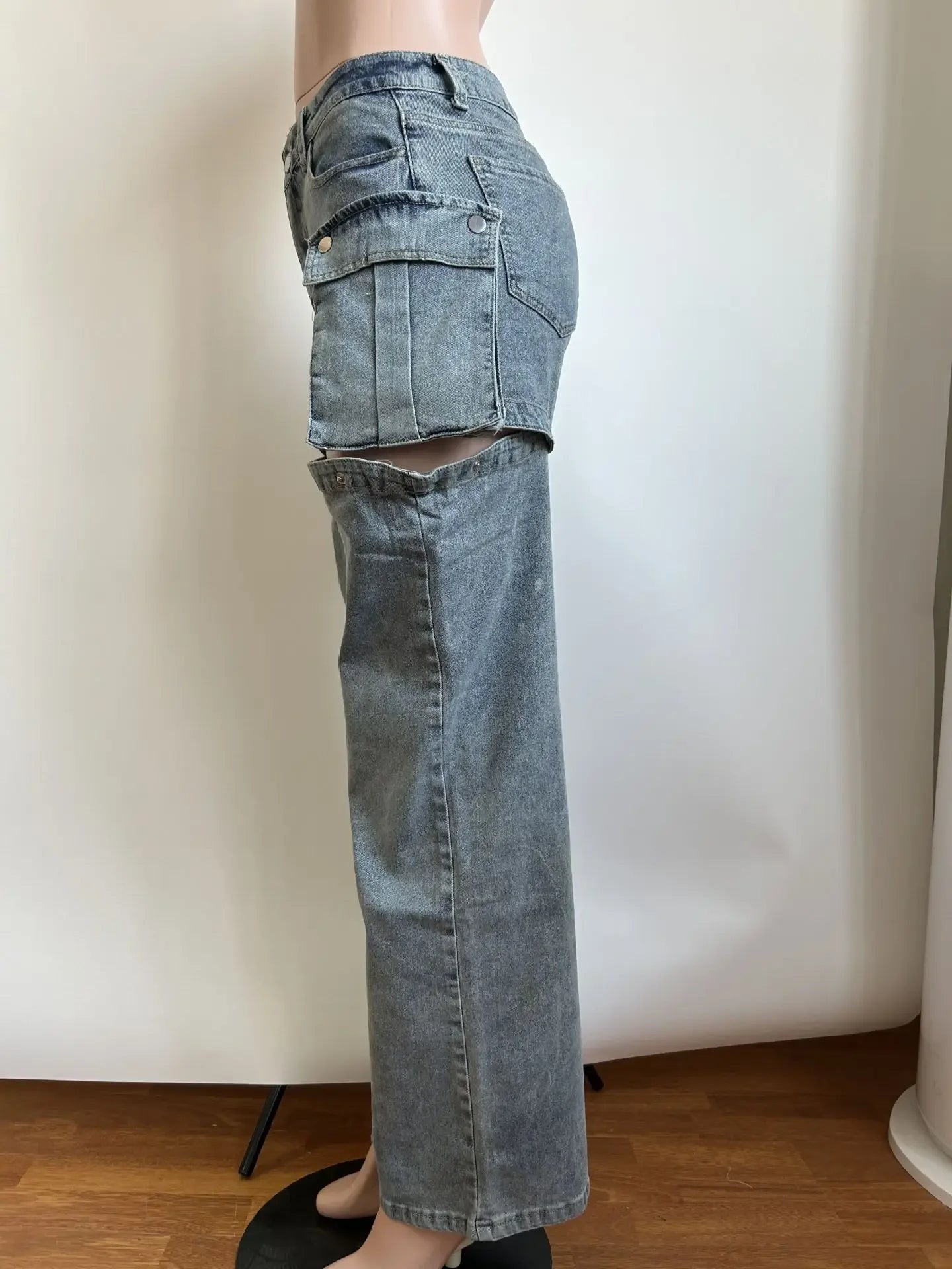 Comfortable cargo jeans perfect for casual wear and outdoor adventures