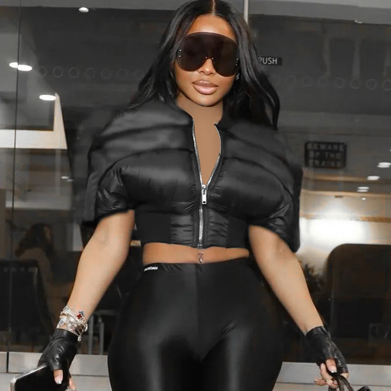 Cropped Puffer Jacket