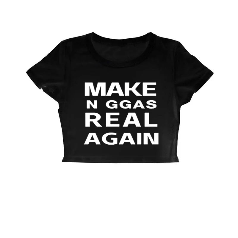 Real again crop top