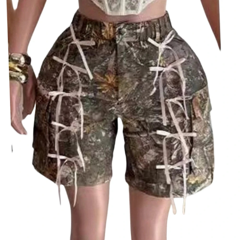 Vintage Style Straight Shorts