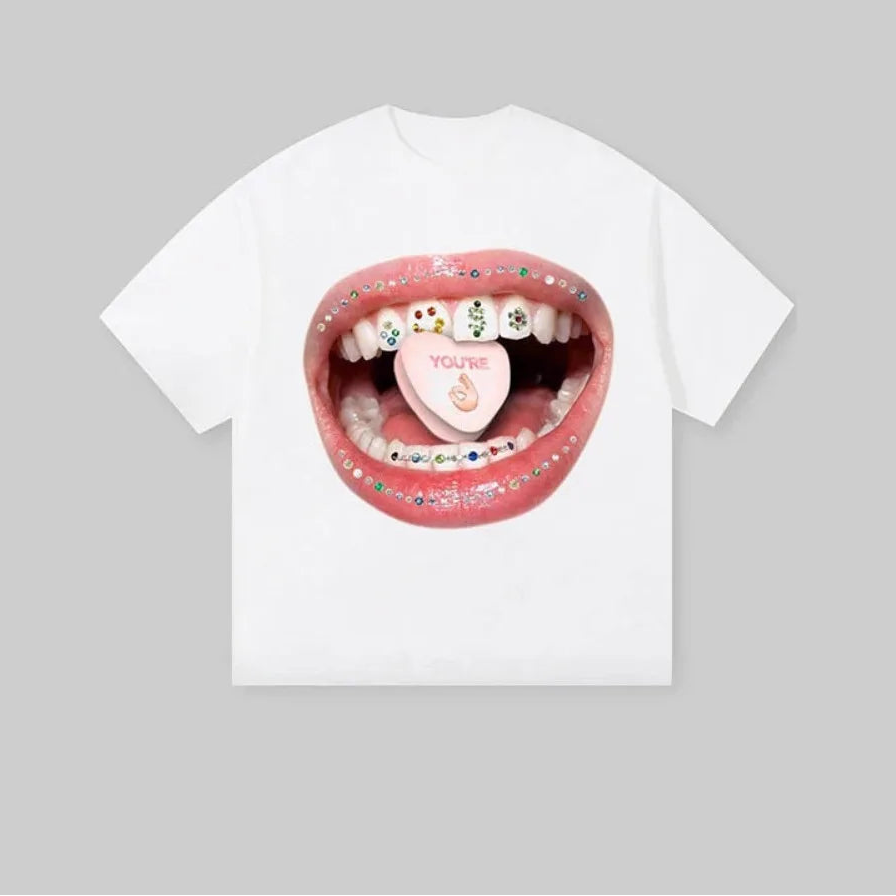 Slim Graphic Print Tee