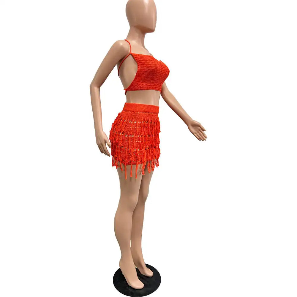 Beach Knit Two-Piece Set