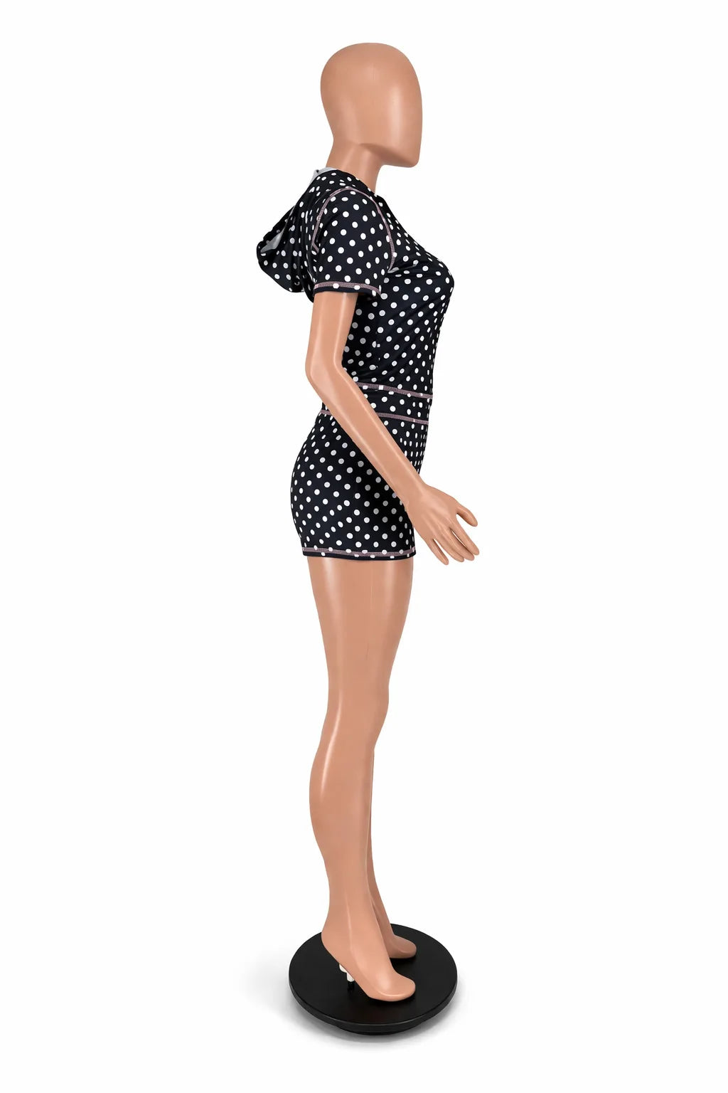 Polka Dot Print Shorts Set