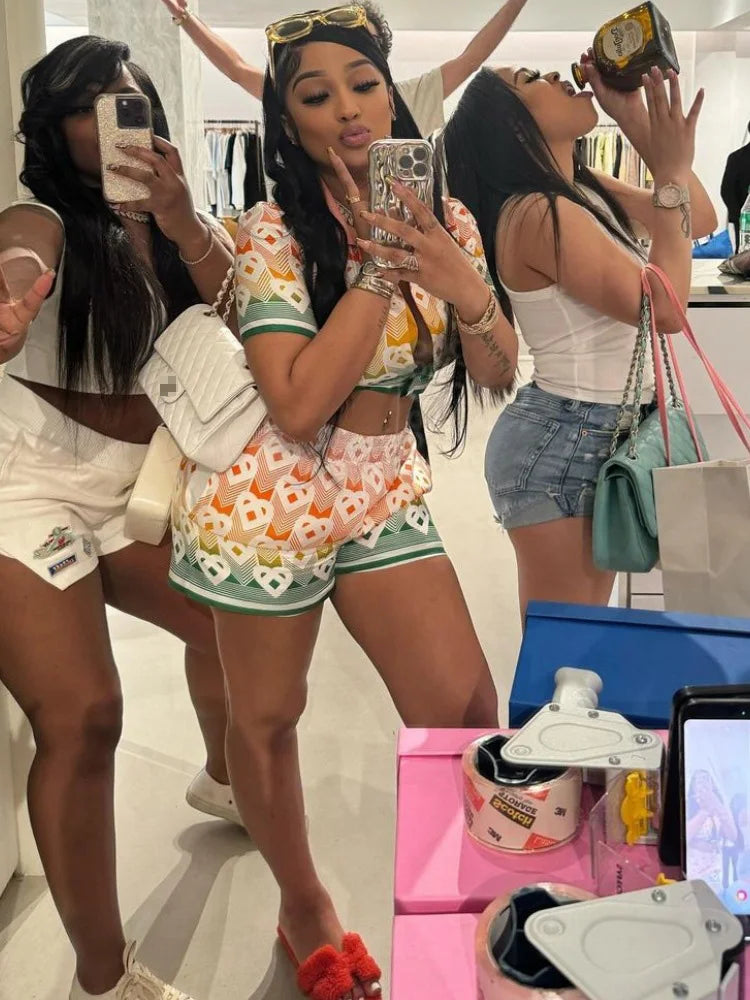 Stylish Summer Casual Short Set