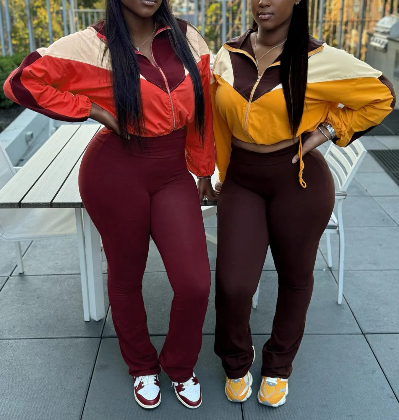 Just Cropped Tracksuit Set