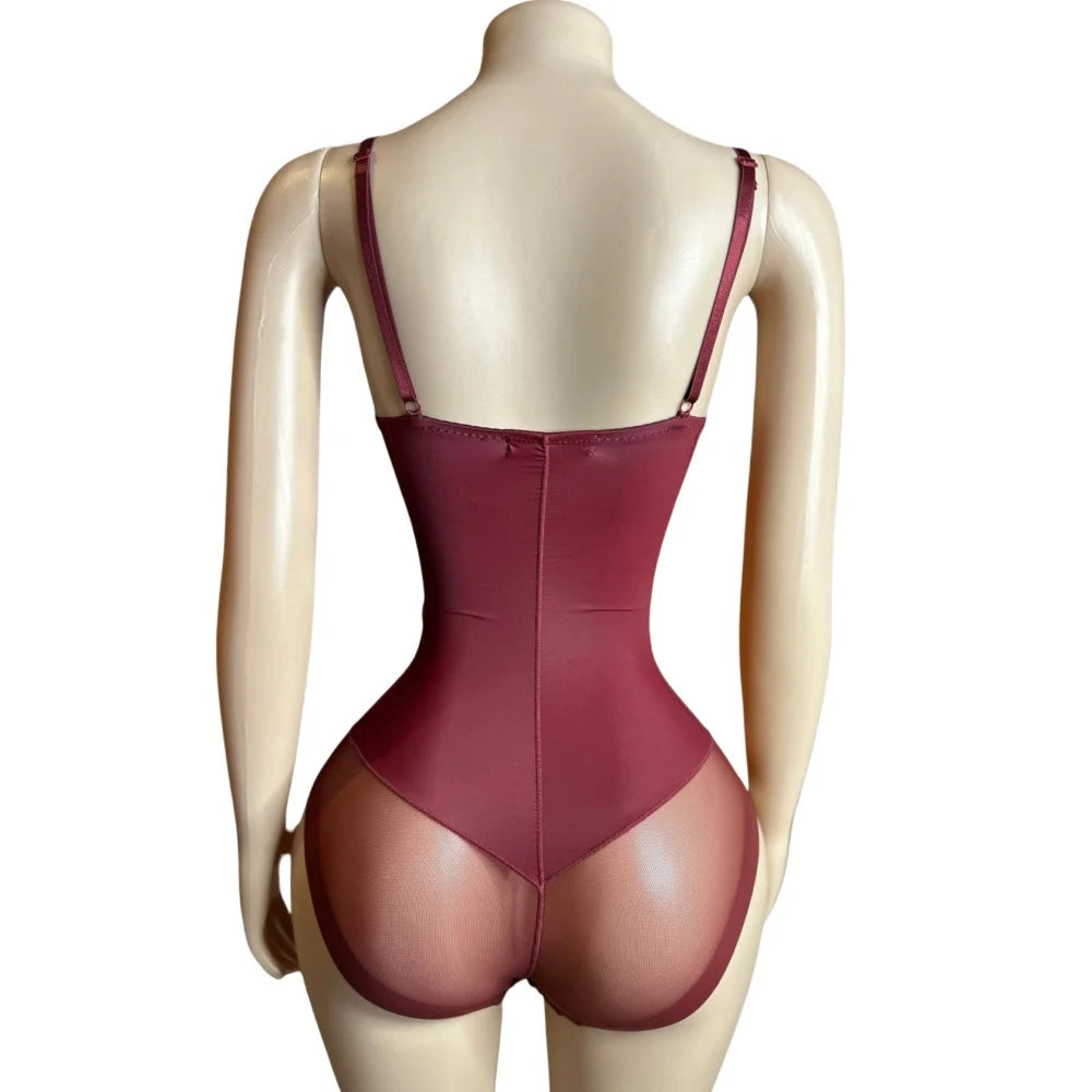 V-Neck Bodycon Bodysuit.