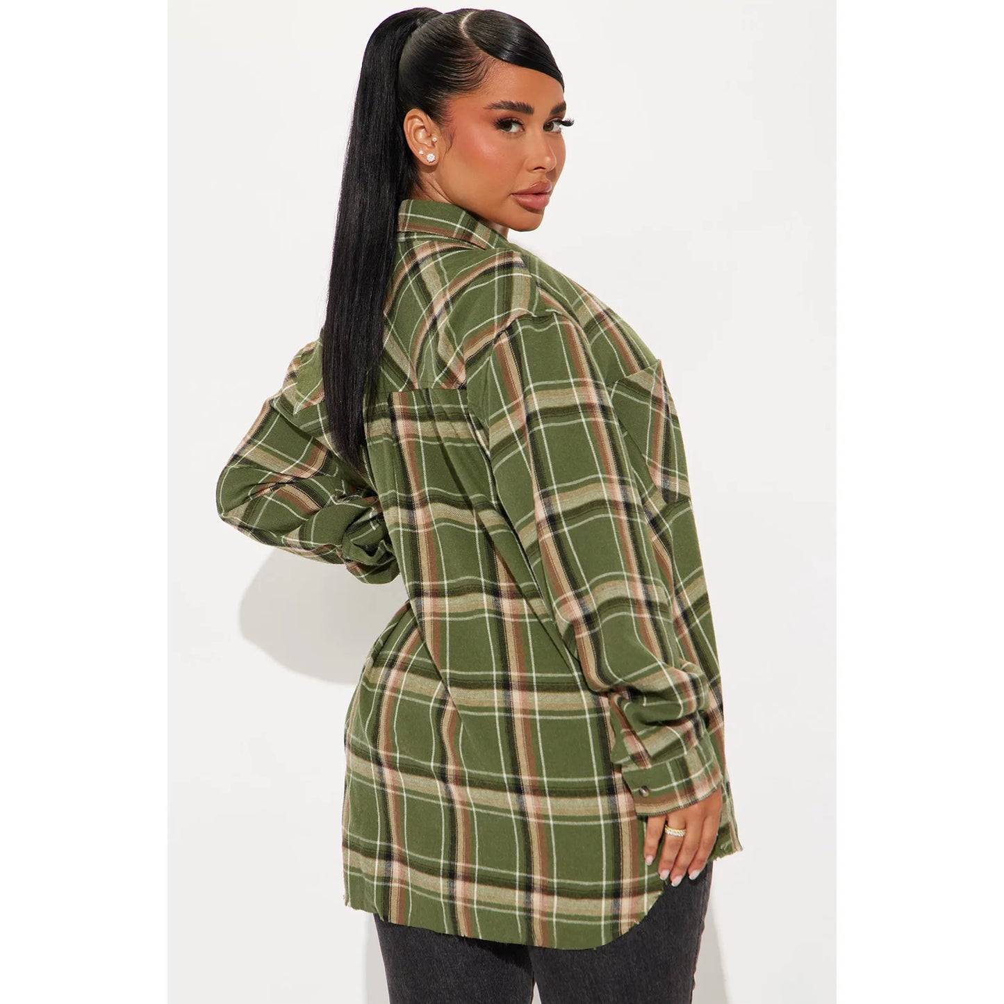 Set it Off Plaid Top