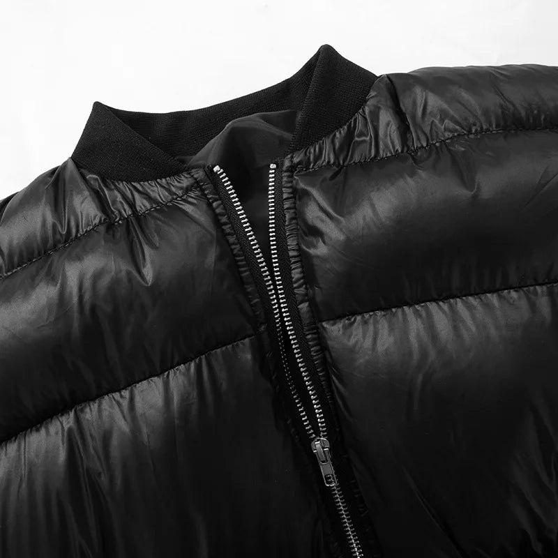 Puff Cropped Bubble Bomber Jacket