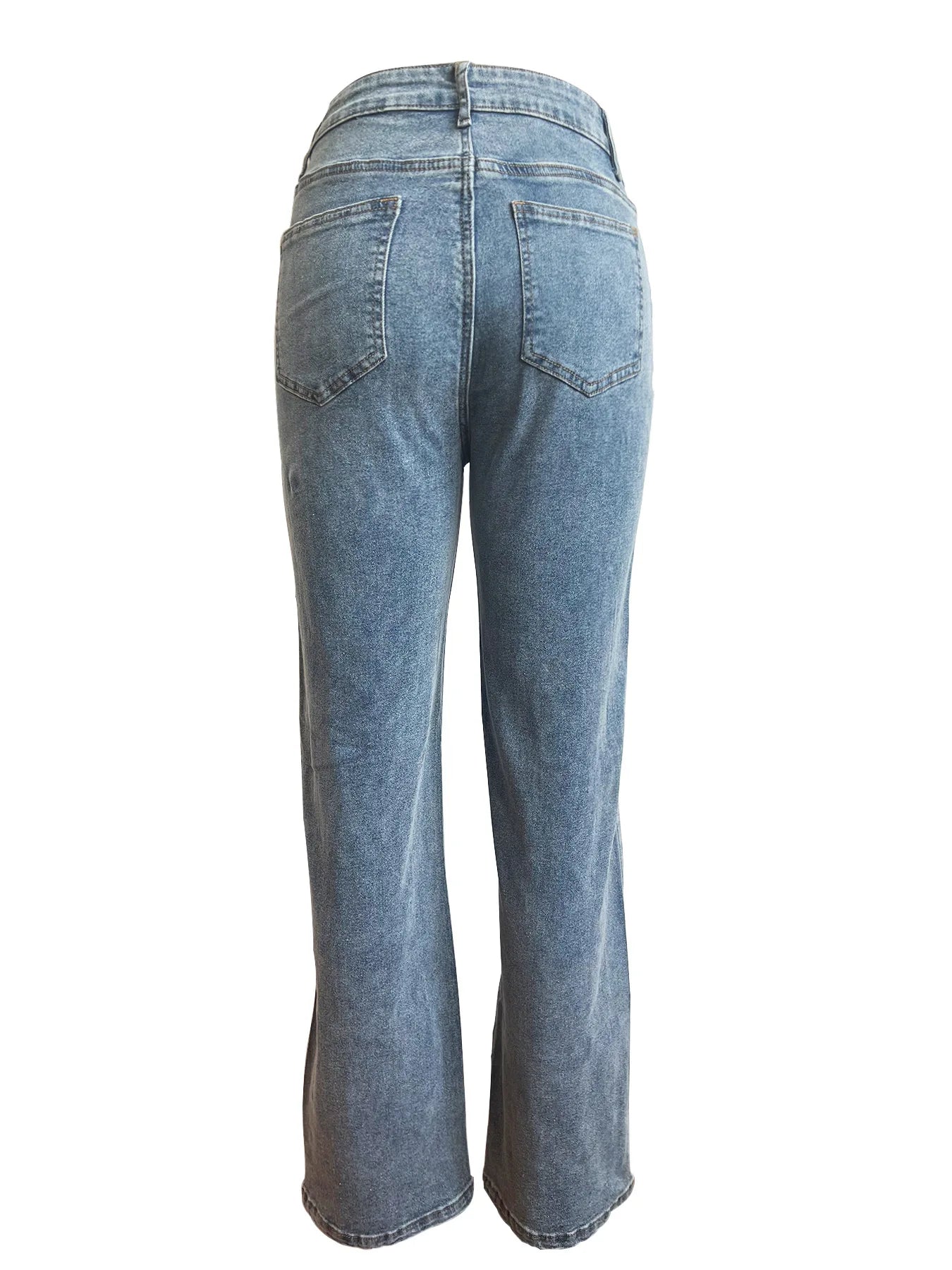 Cutout Hollow Out Jeans.