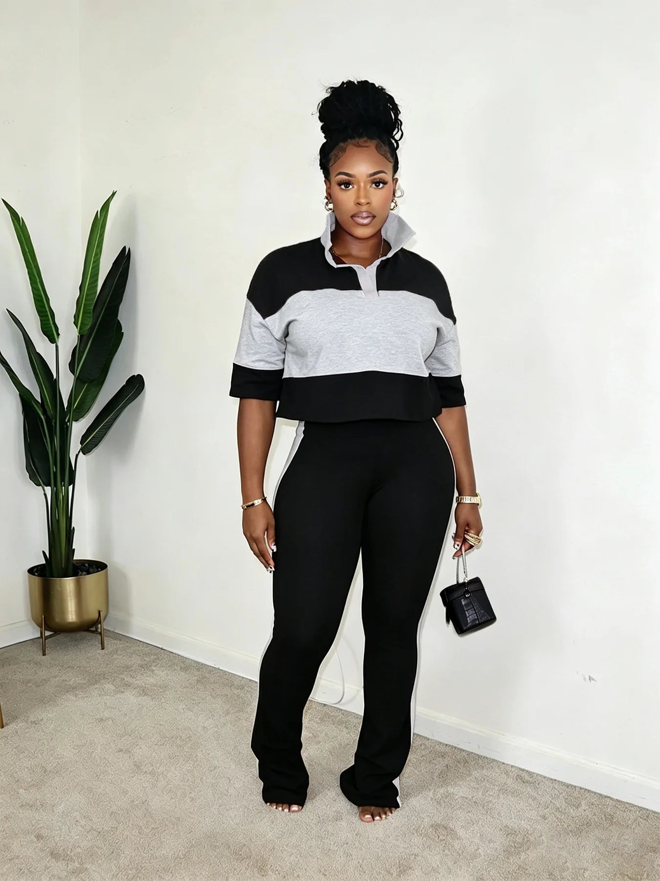 Stripe Sporty Set