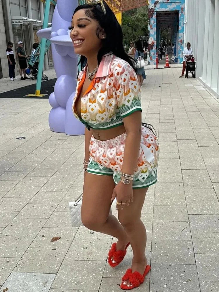 Stylish Summer Casual Short Set