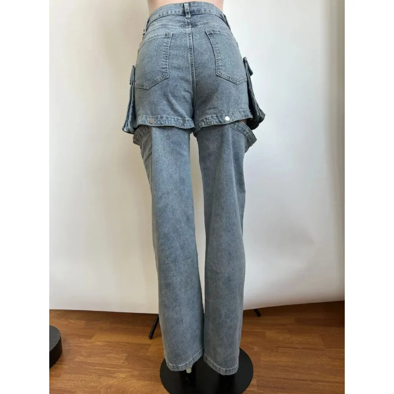 Comfortable cargo jeans perfect for casual wear and outdoor adventures