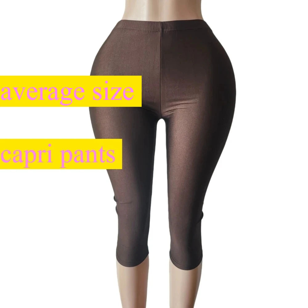 Sassy Color Leather Top and Pants Set