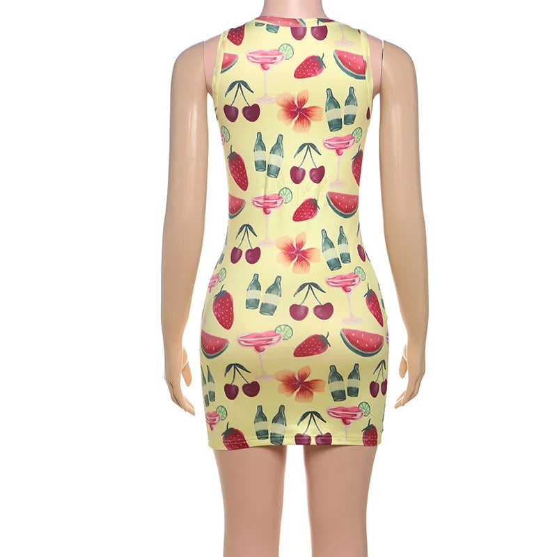 Leopard Print Bodycon Mini Dress