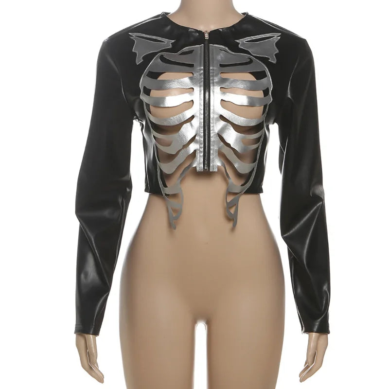 Punk Gothic Leather Jacket