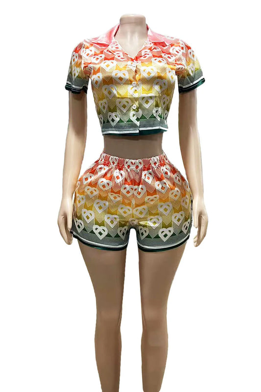 Stylish Summer Casual Short Set