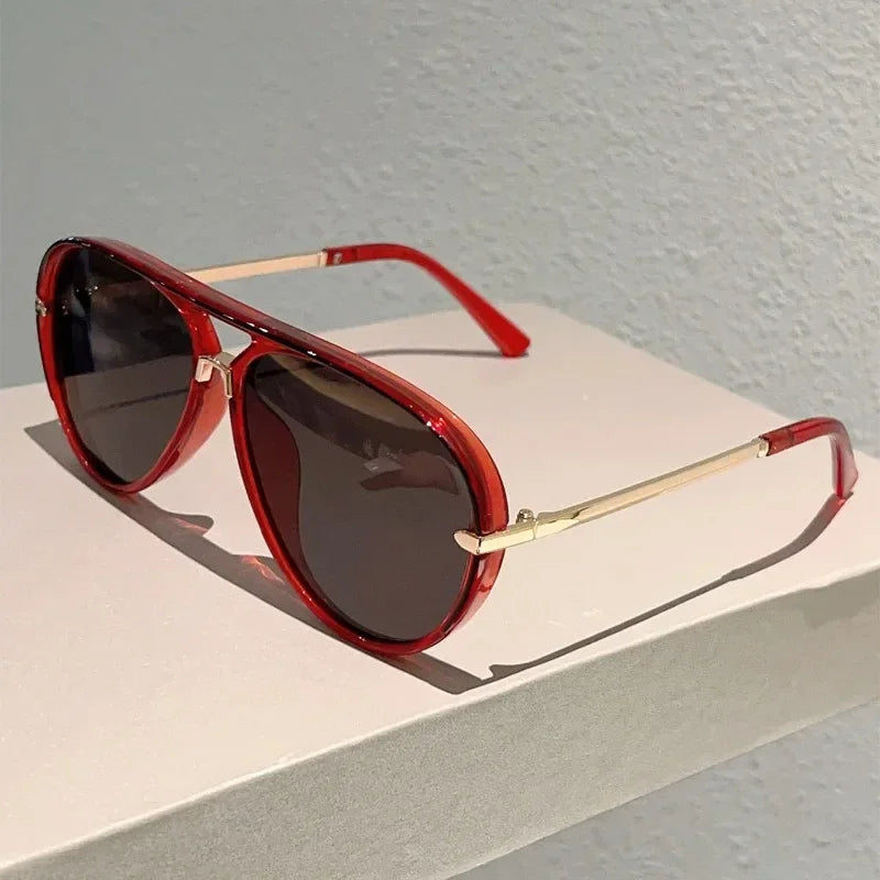 Big Frame Pilot Sunglasses
