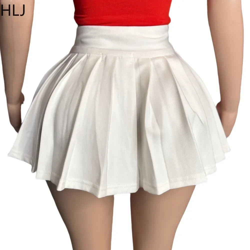 Superstar Top and Mini Pleated Skirt