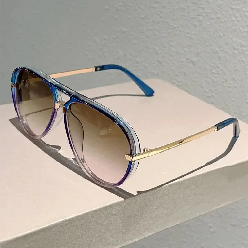 Big Frame Pilot Sunglasses