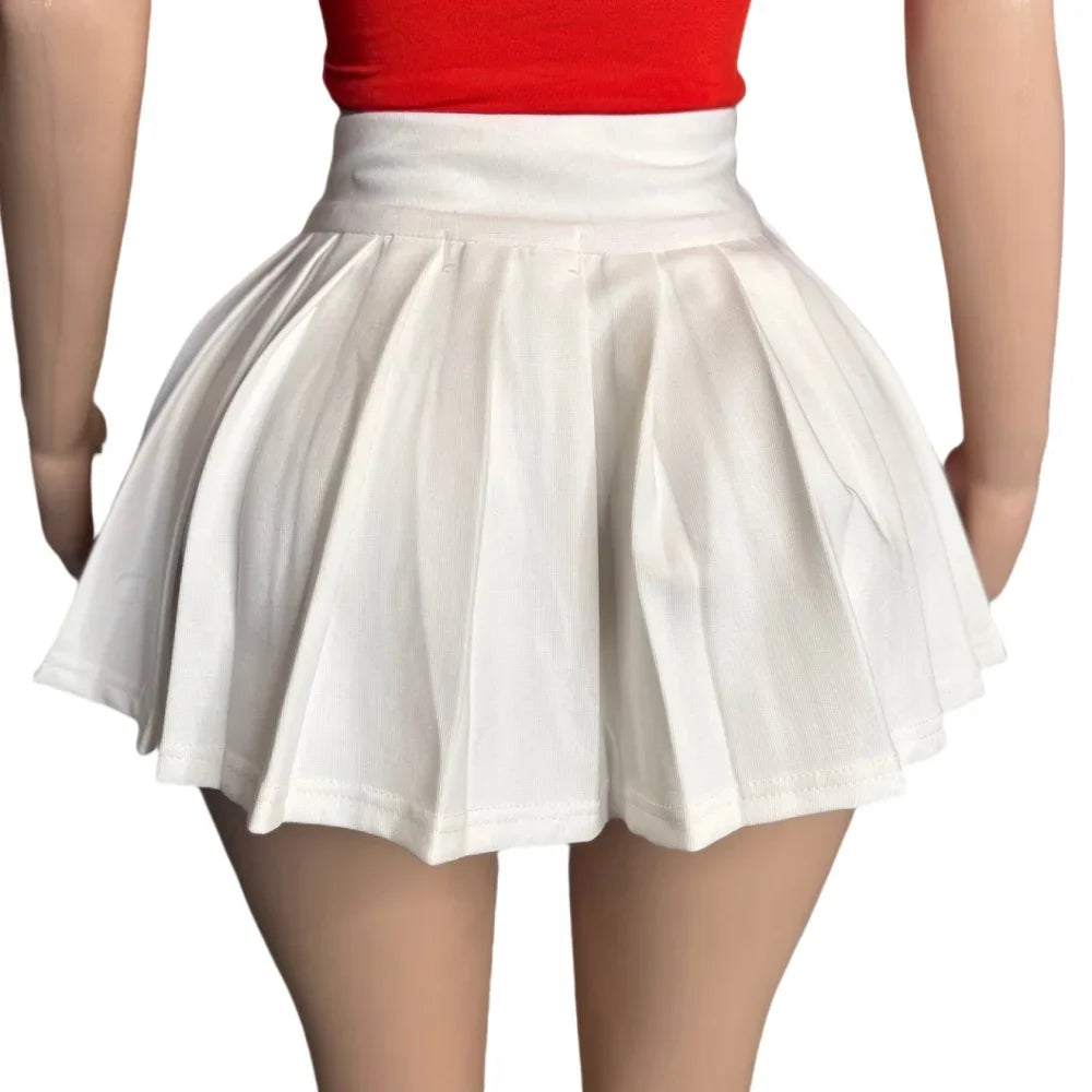 Superstar Top and Mini Pleated Skirt