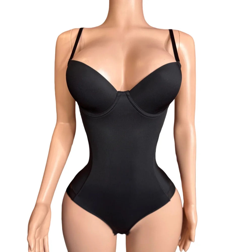 V-Neck Bodycon Bodysuit.