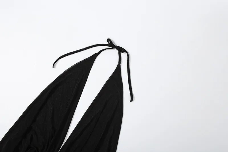 Mesh Halter Dress