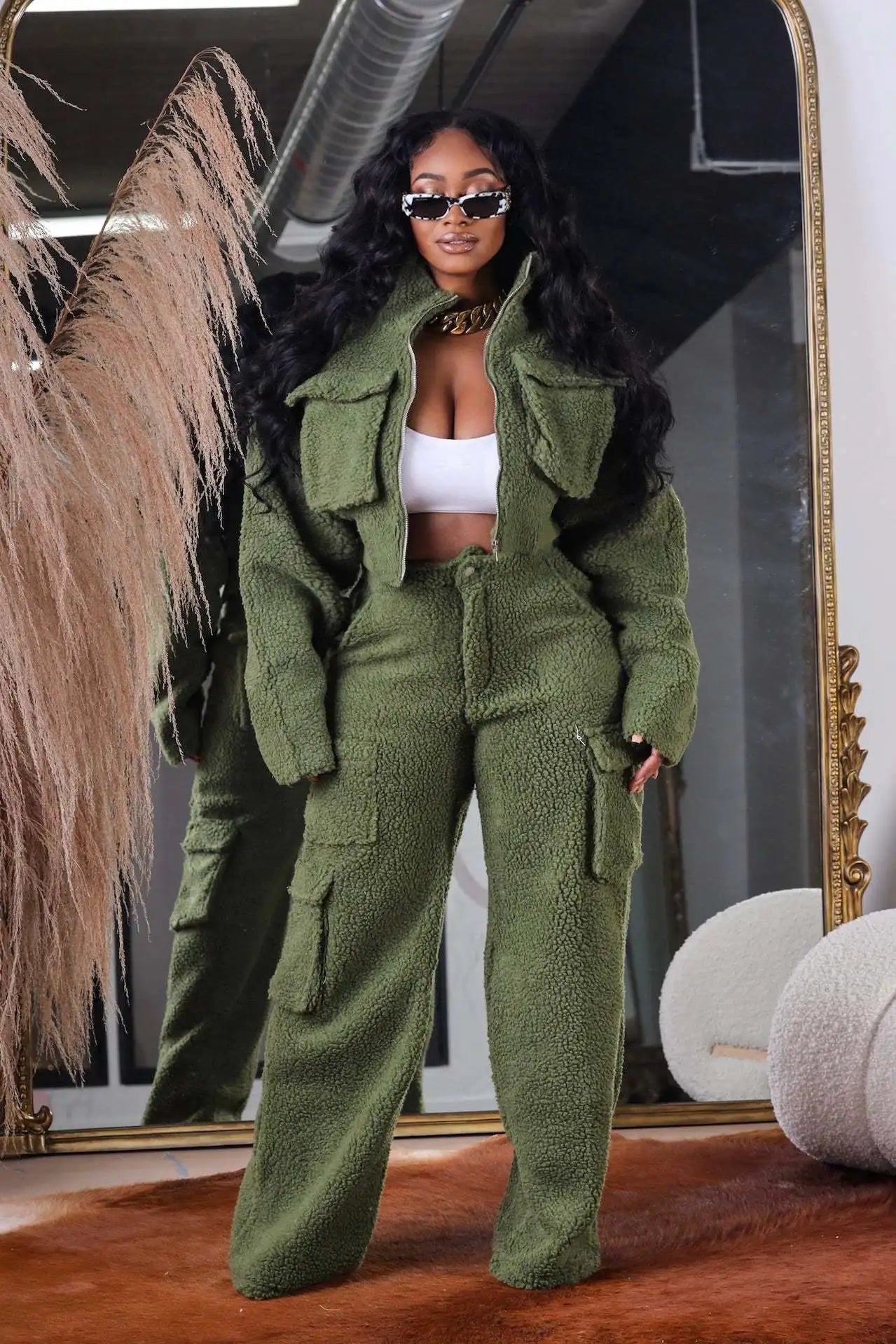 Fuzzy Two-piece Set