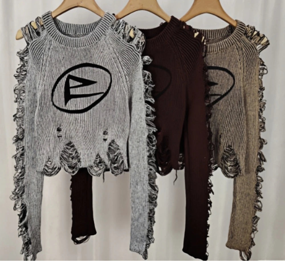 Knit Top Two-Piece Sweater Set