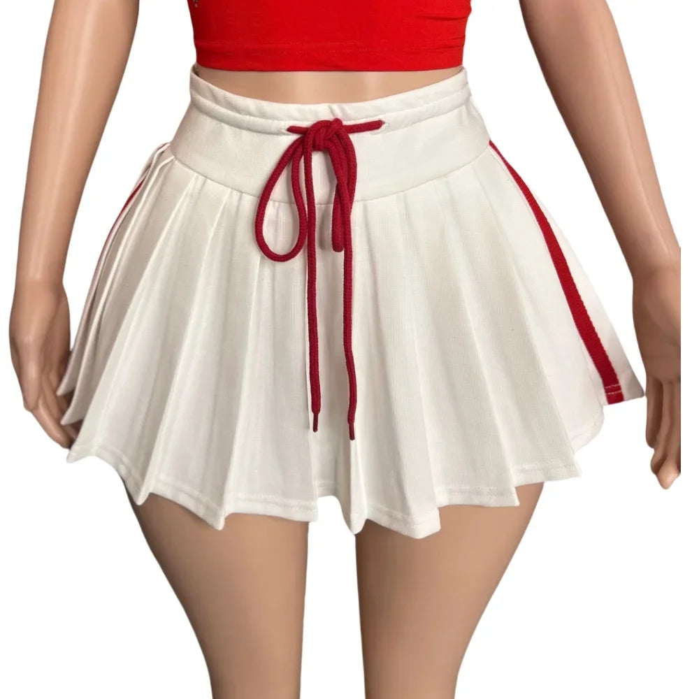 Superstar Top and Mini Pleated Skirt