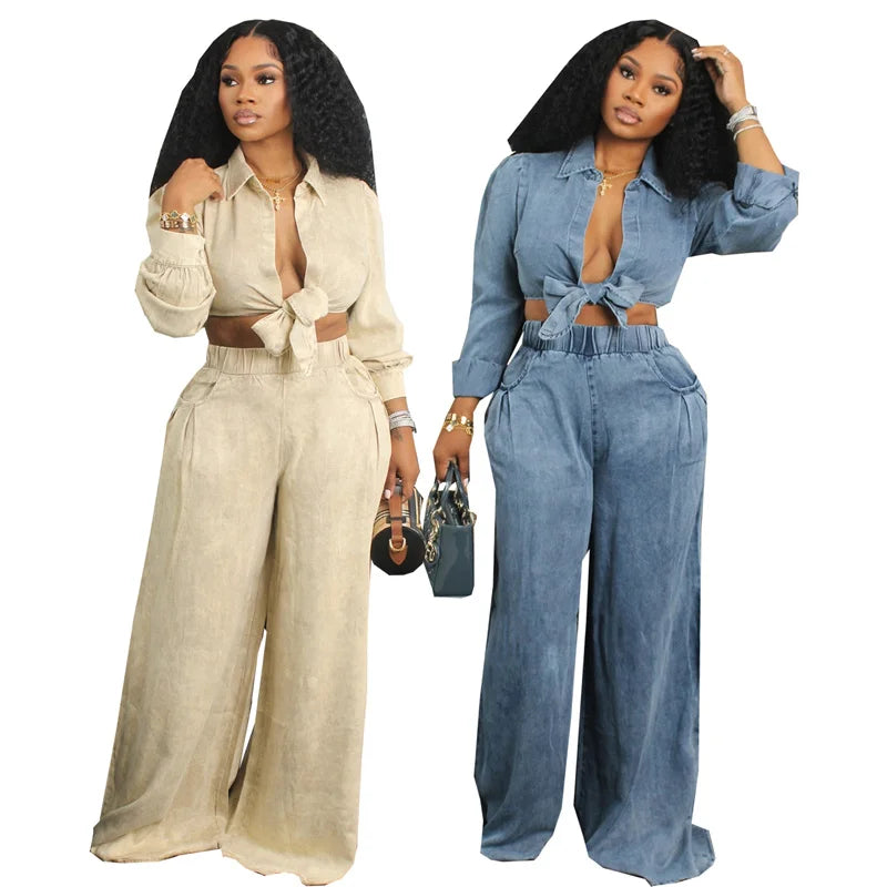 Elegance Loose Fit Two-Piece Set