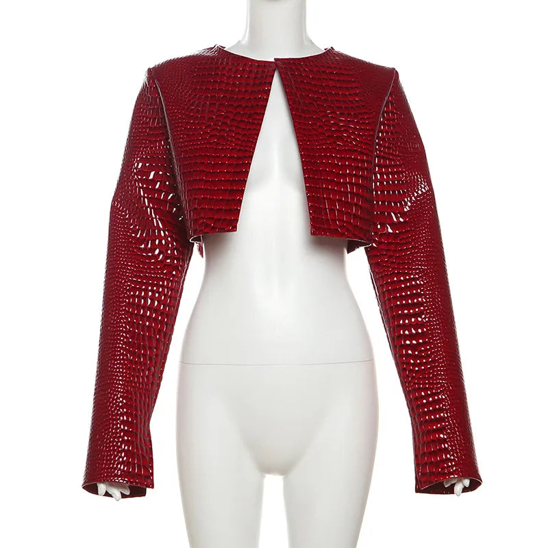 Racer Cropped Jacket