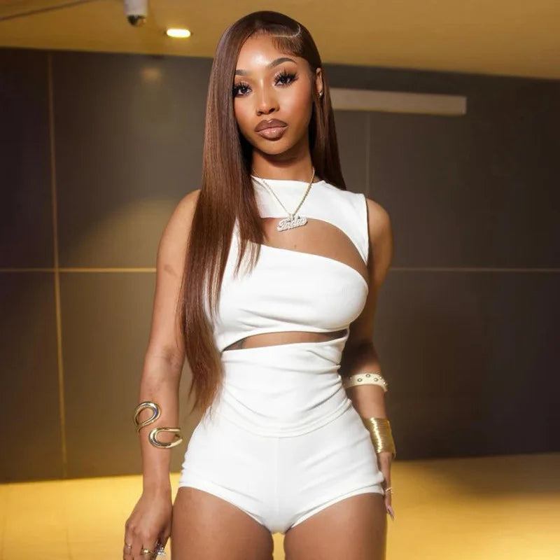 Hollow Split Short Set