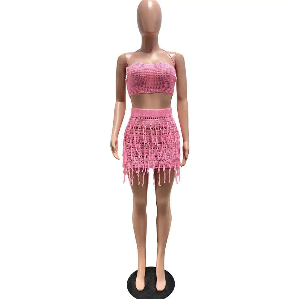 Beach Knit Two-Piece Set