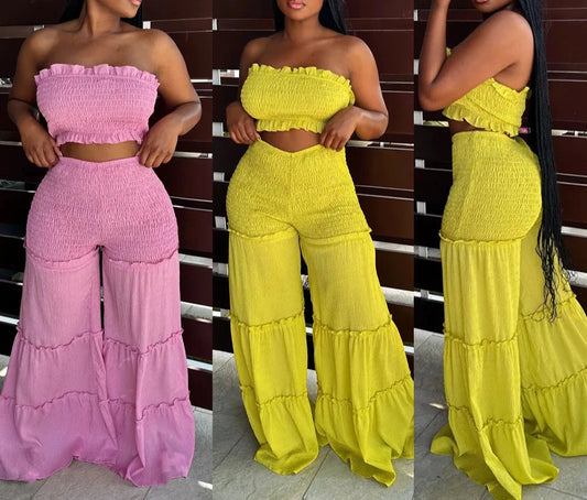 Such a Flare Two-Piece Pants Set