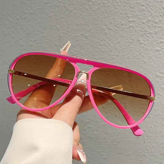 Big Frame Pilot Sunglasses
