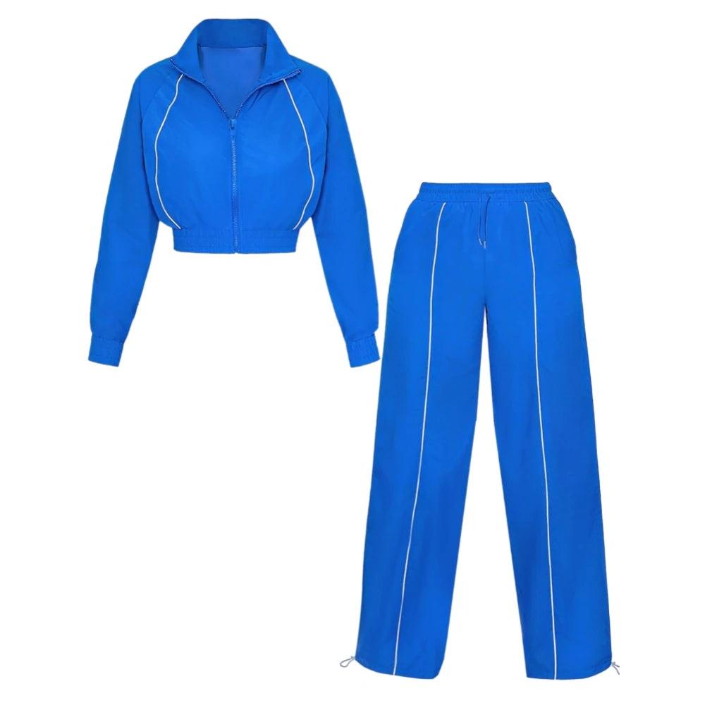 Solid Color Jogger Two-Piece Set