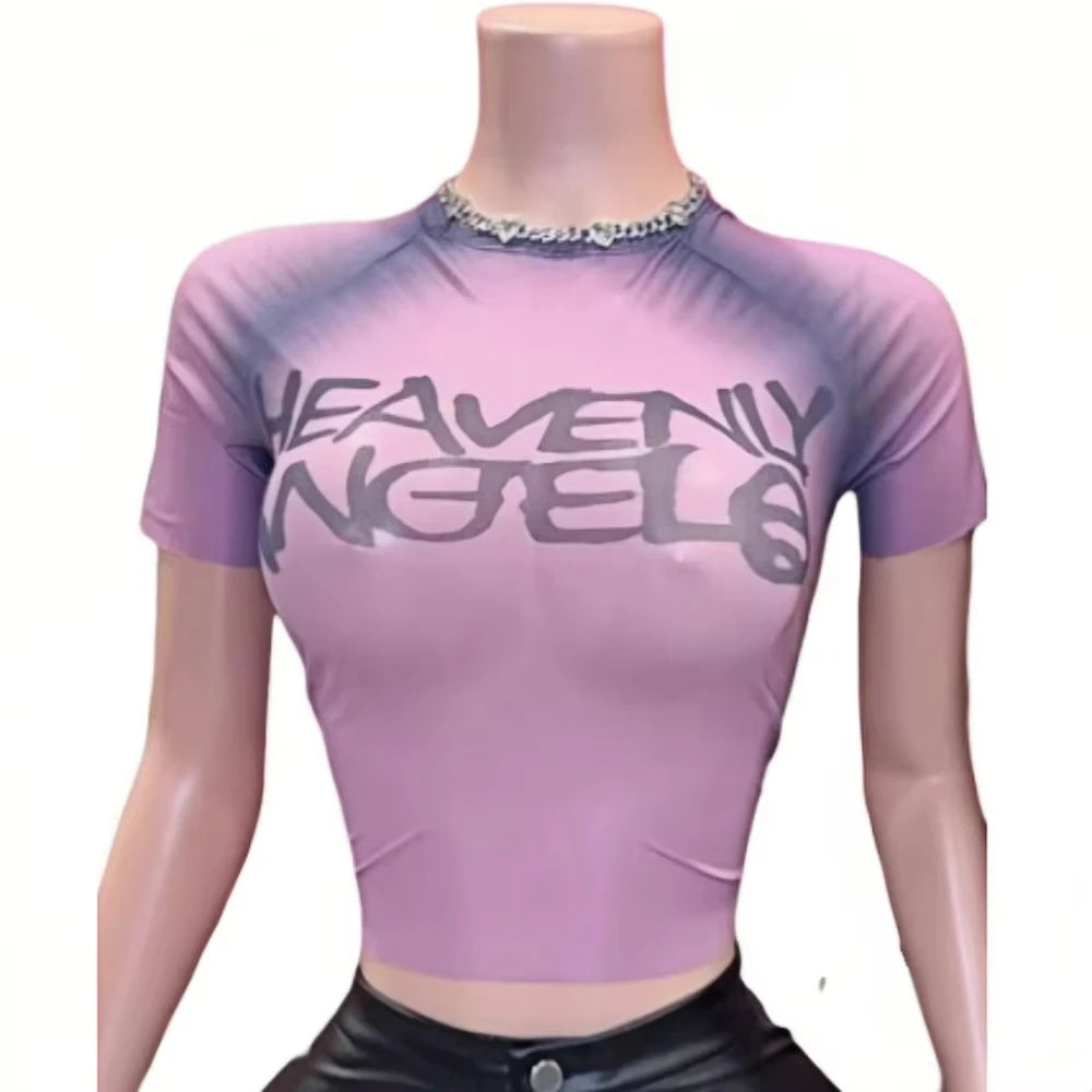 Heavenly Angel Mesh See Though Two-Piece Sets