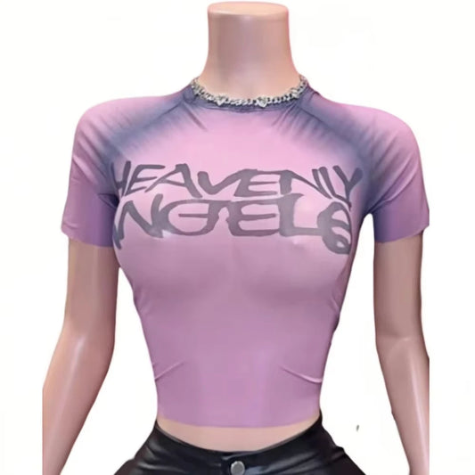 Heavenly Angel Mesh See Though Two-Piece Sets