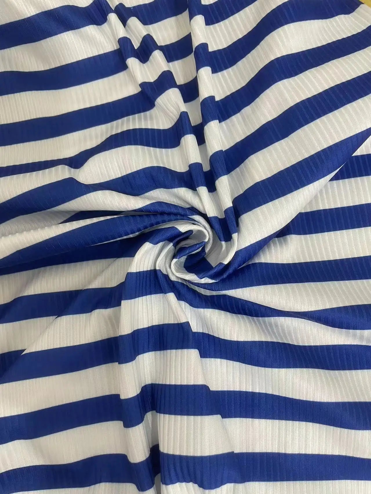 Striped Bodycon Halter Romper