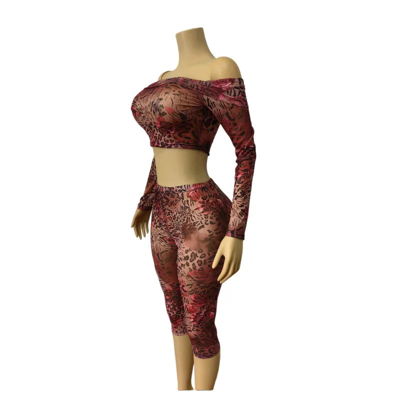 She Bad Leopard Print Set
