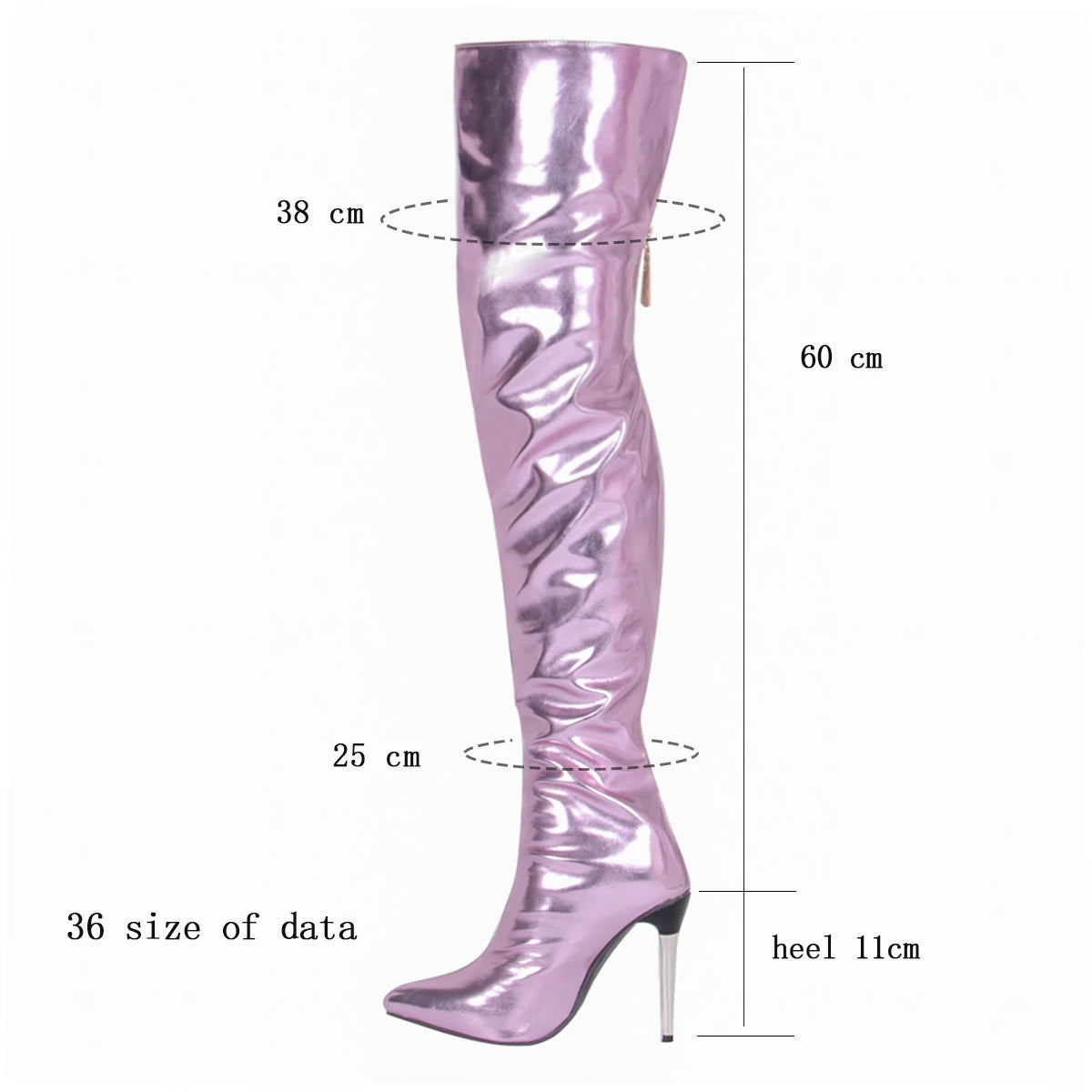 Metallic Me Stiletto Boot