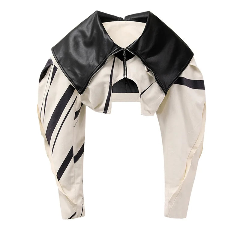 Fly Girl Zipper Crop Jacket