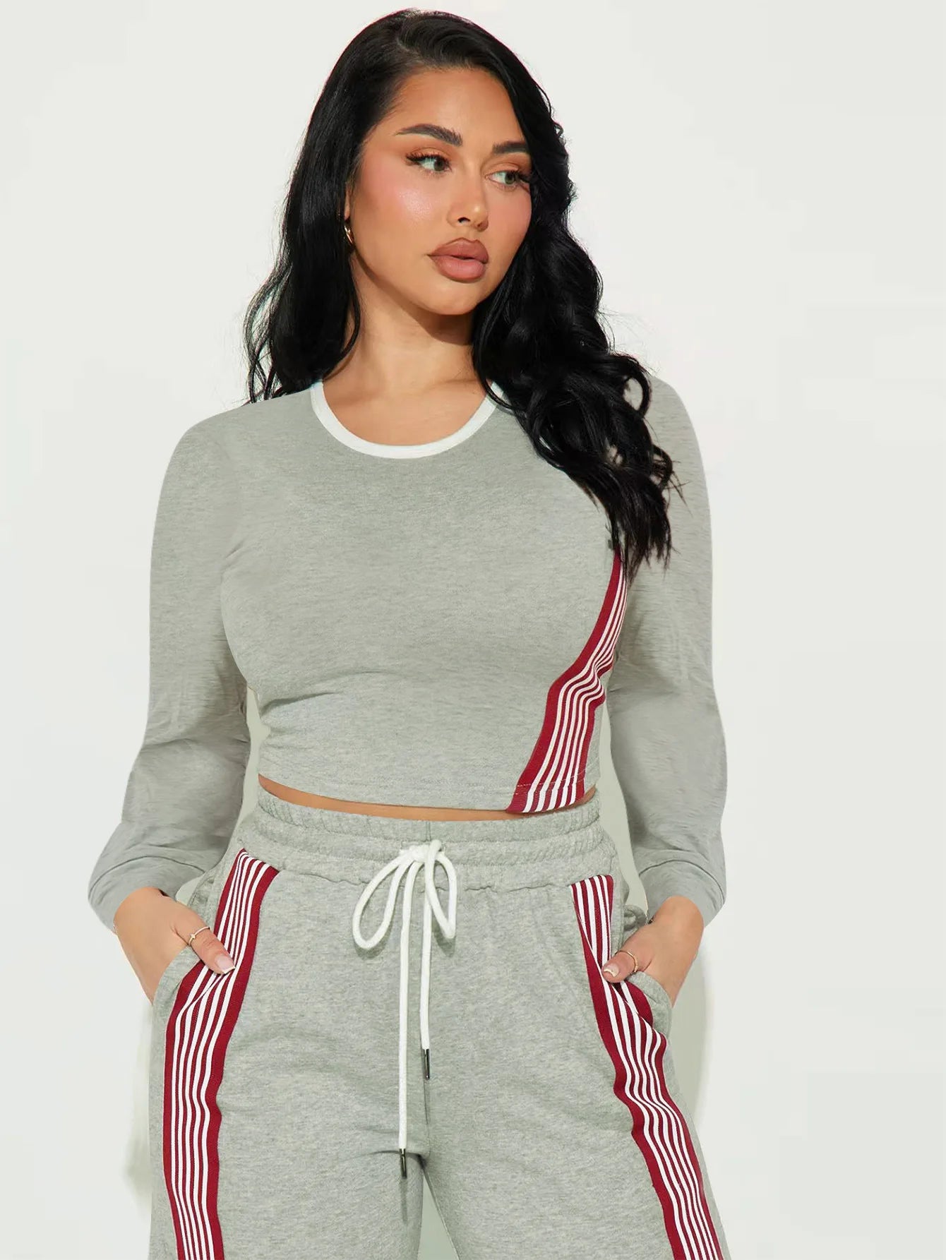 Casual Sports Two-Piece Set
