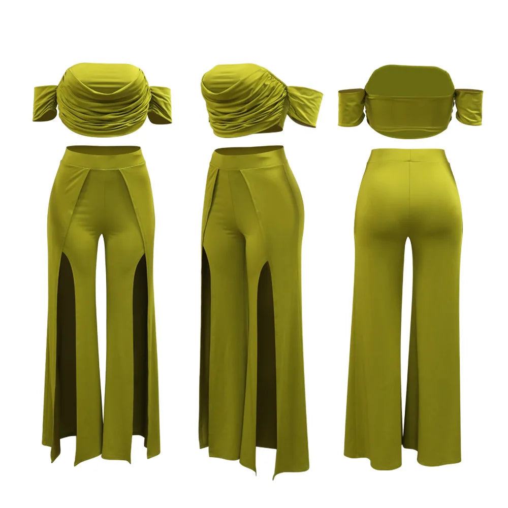 Sunset Wide Leg Pants Set