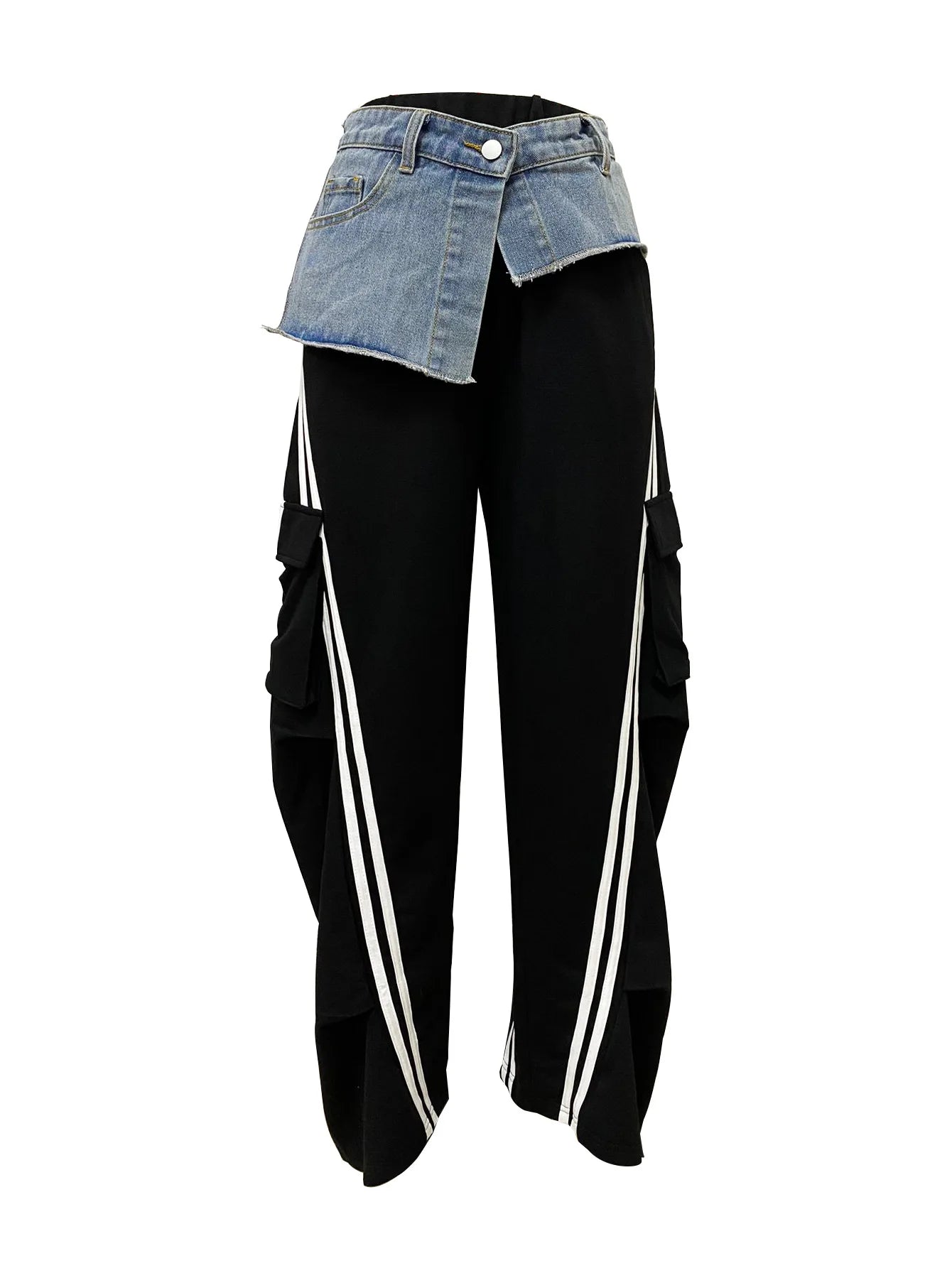 Cargo Pocket High Waist Pants.