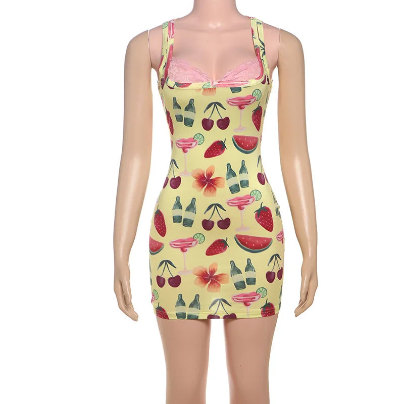 Leopard Print Bodycon Mini Dress